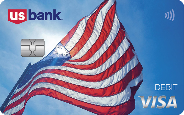 Debit Card - American flag