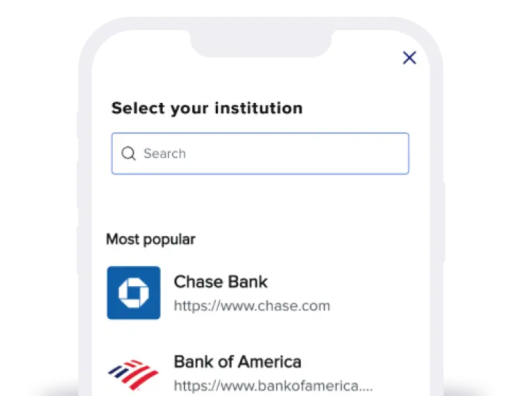 Link your accounts view in the U.S. Bank mobile app
