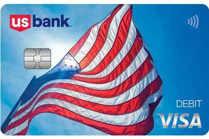 American flag debit card