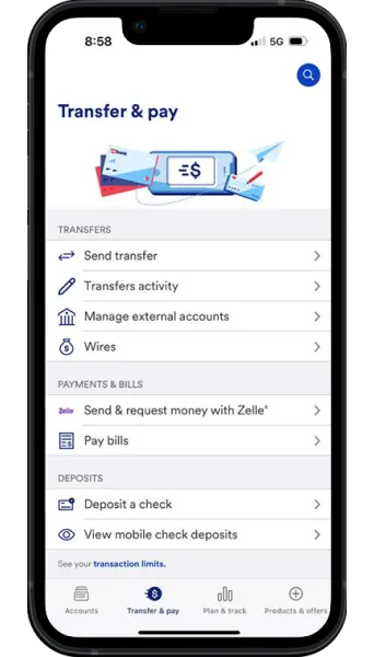 Step 1 to enroll in Zelle – Get started