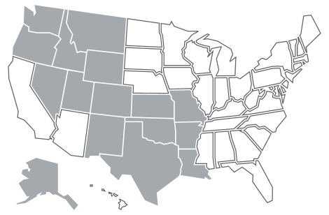 Ascent family office support for Alaska, Arkansas, Colorado, Idaho, Kansas, Louisiana, Missouri, Montana, Nevada, New Mexico, Oklahoma, Oregon, Utah, Texas, Washington and Wyoming.