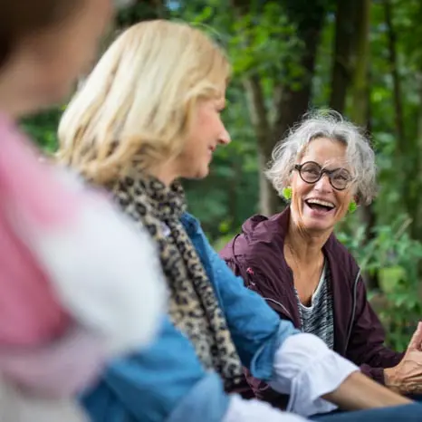 Photo of women talking