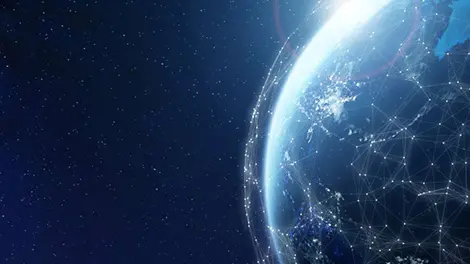 View of Earth fro space