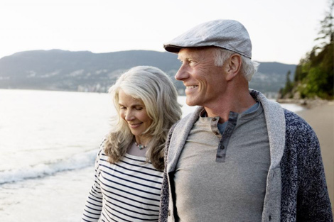 Couple on beach